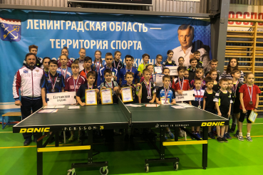 Спортсмены Подпорожского и Гатчинского районов – лучшие в настольном теннисе