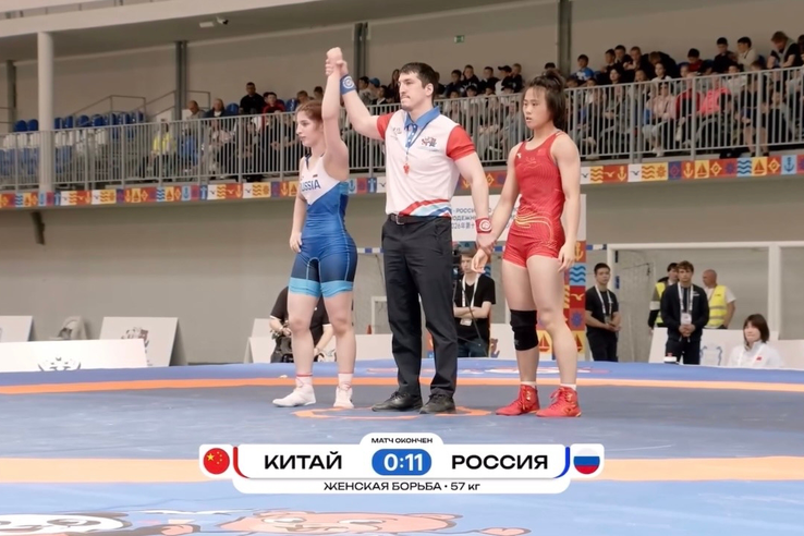 Победа нашей спортсменки на Российско-Китайских играх