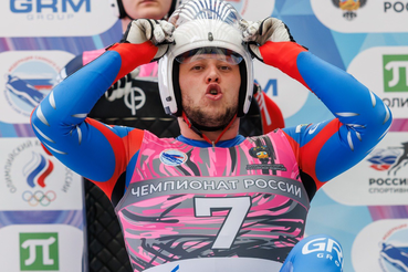 Александр Горбацевич – чемпион России по санному спорту!