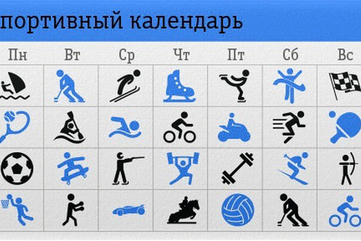 План мероприятий комитета по физической культуре и спорту Ленинградской области с 06 апреля по 12 апреля 2026 года