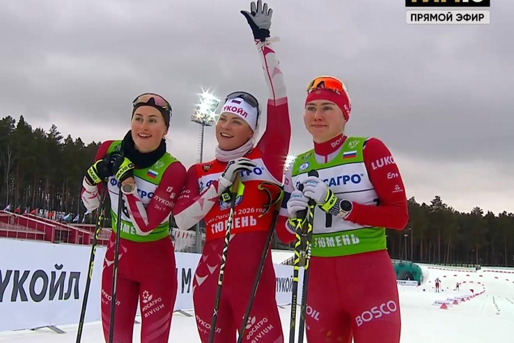 Алёна Баранова — вторая на этапе Кубка России в Тюмени