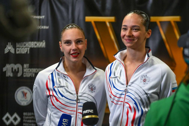 Светлана Колесниченко одержала победу в дуэте с Майей Дорошко в синхронном плавание на Играх БРИКС