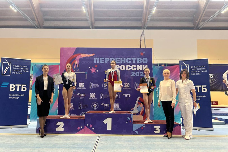 Ленинградская гимнастка покоряет первенство России