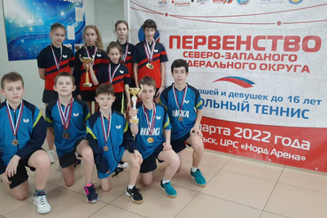 Золото и бронза настольного тенниса — у ленинградских спортсменов