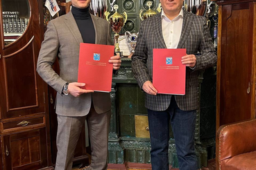 Подписание соглашения между комитетом физической культуры и спорта Ленинградской области и НГУ им. Лесгафта