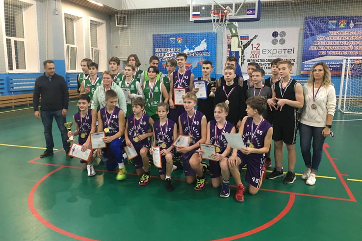 Баскетболисты из Гатчины и Кудрово – чемпионы среди школьников
