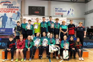 Ленинградские юниоры — лучшие в настольном теннисе на Северо-Западе