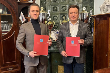 Подписание соглашения между комитетом физической культуры и спорта Ленинградской области и НГУ им. Лесгафта