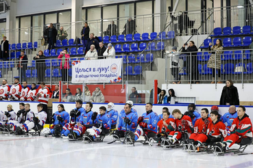 Лёд без границ: во Всеволожске прошёл этап Любительской следж-хоккейной лиги