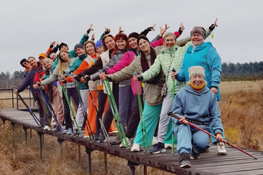 Ленинградский клуб северной ходьбы стал победителем Всероссийского конкурса «Северная ходьба объединяет»