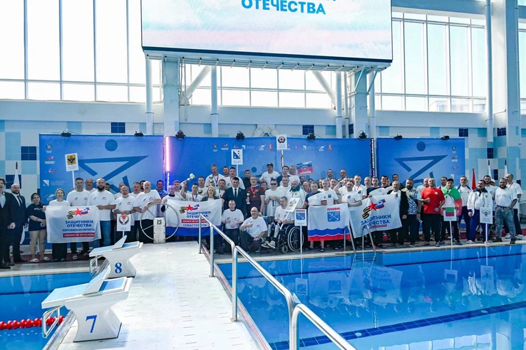 Ветераны СВО из Ленинградской области – в десятке лучших пловцов!