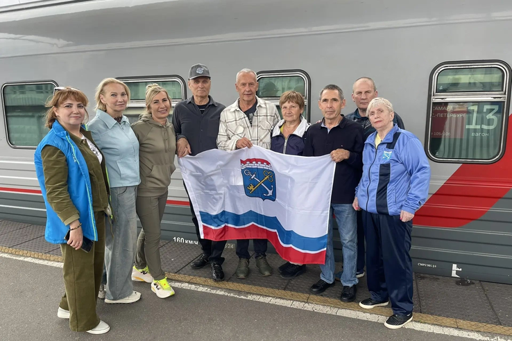 Сборная пенсионеров Ленинградской области отправляется в Пензу на финал Спартакиады