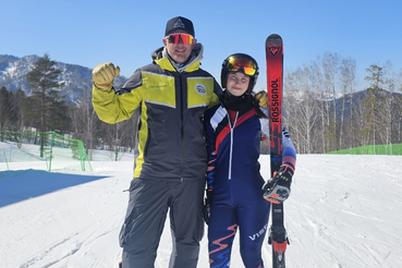 Серебро слалом-гиганта — в копилку Ленинградской области!